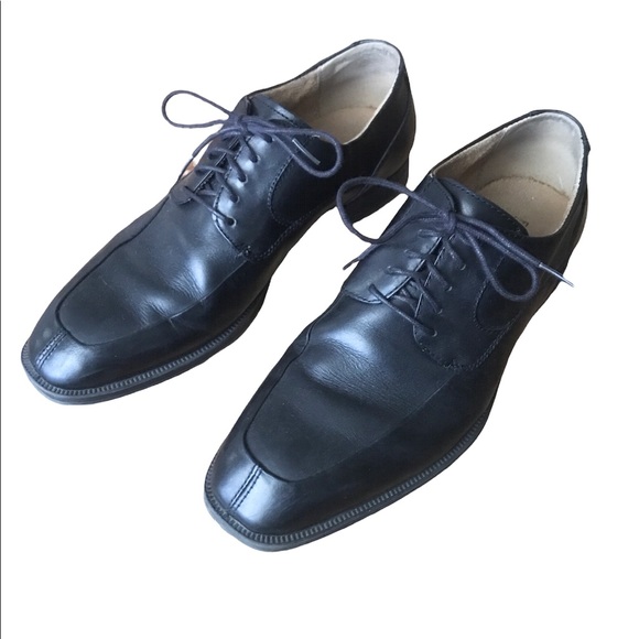 Men’s size 8/8.5 Florsheim Upscale Black Plain Toe Lace Ups amazing condition - Picture 3 of 3
